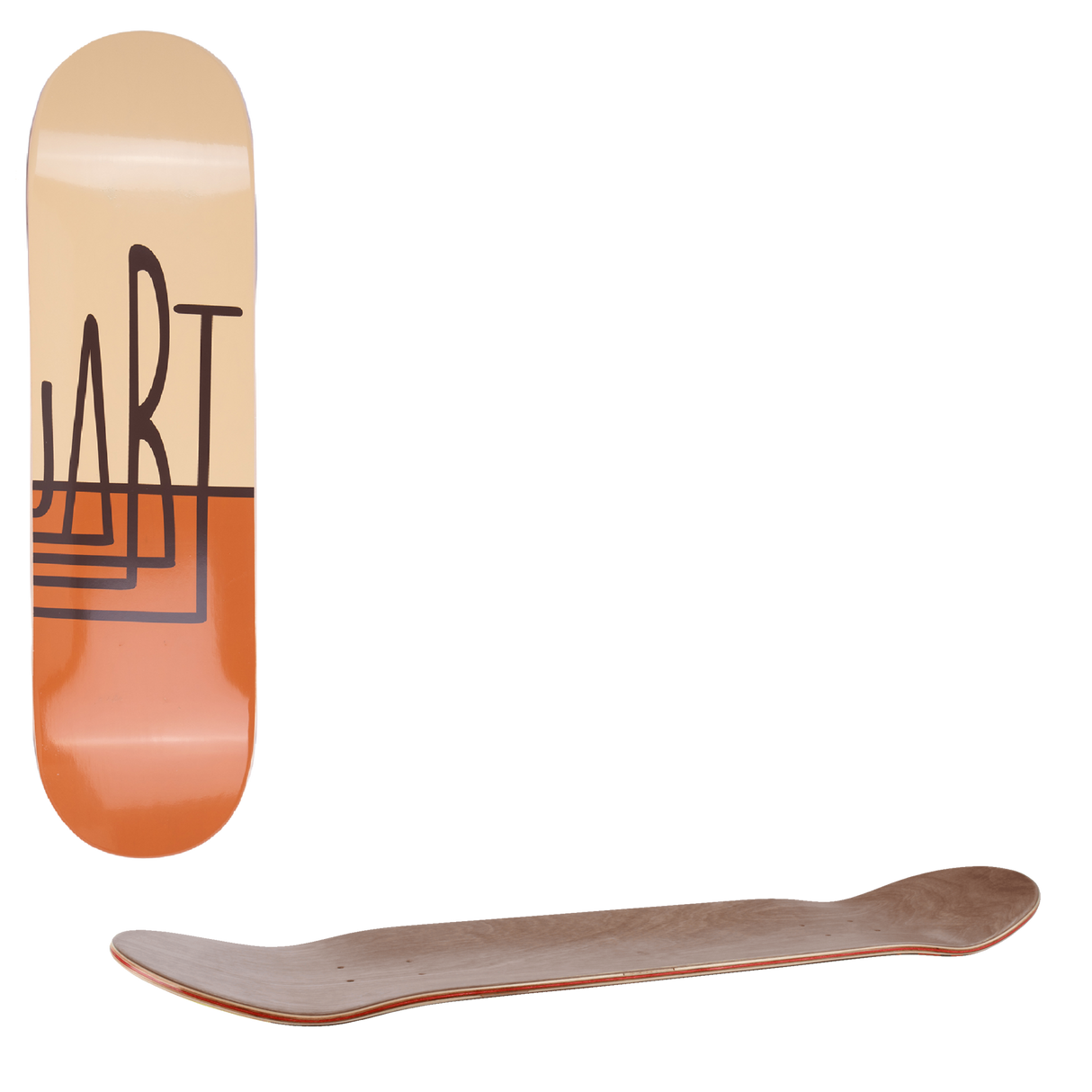 Jart Shadow Skateboard Deck - 8"