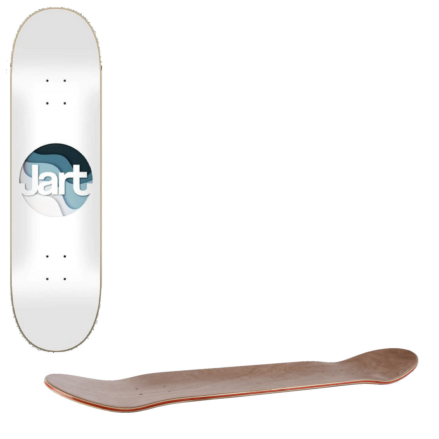 Jart Curly Skateboard Deck - 8.125''