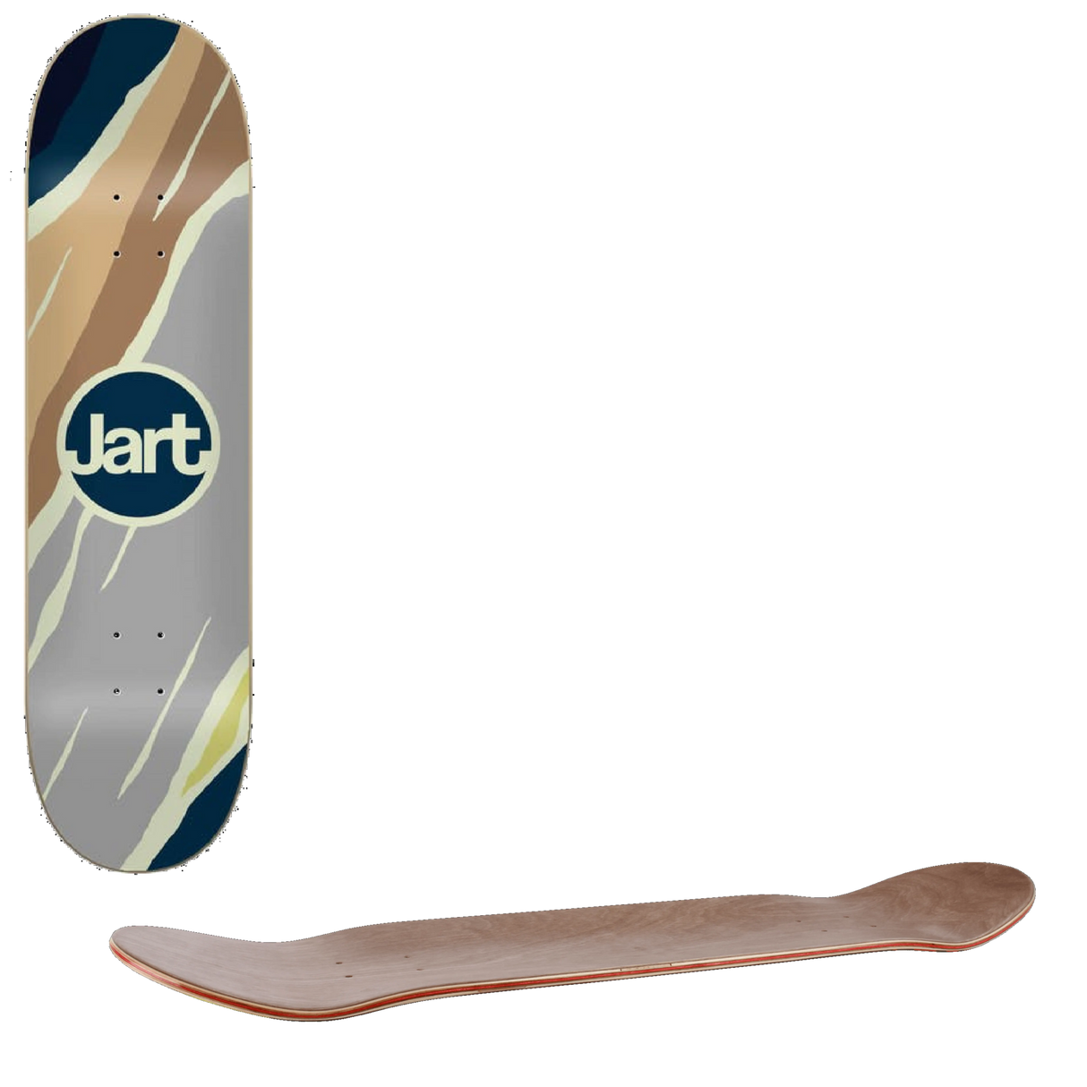 Jart Marble Skateboard Deck - 8''