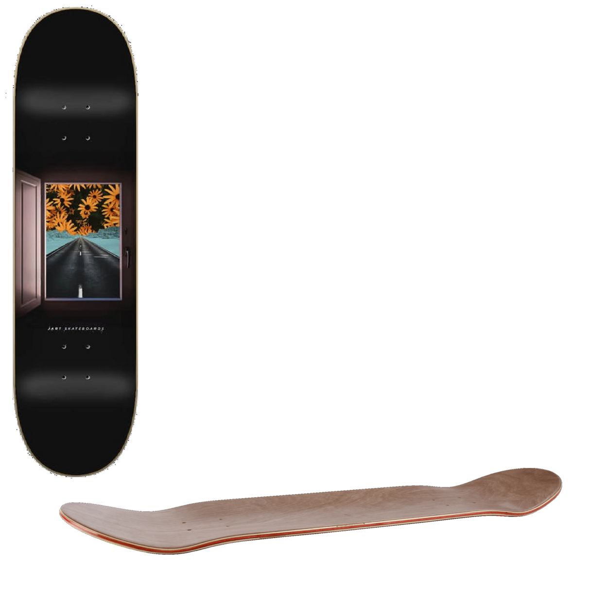 Jart Windows Skateboard Deck - 7.87''