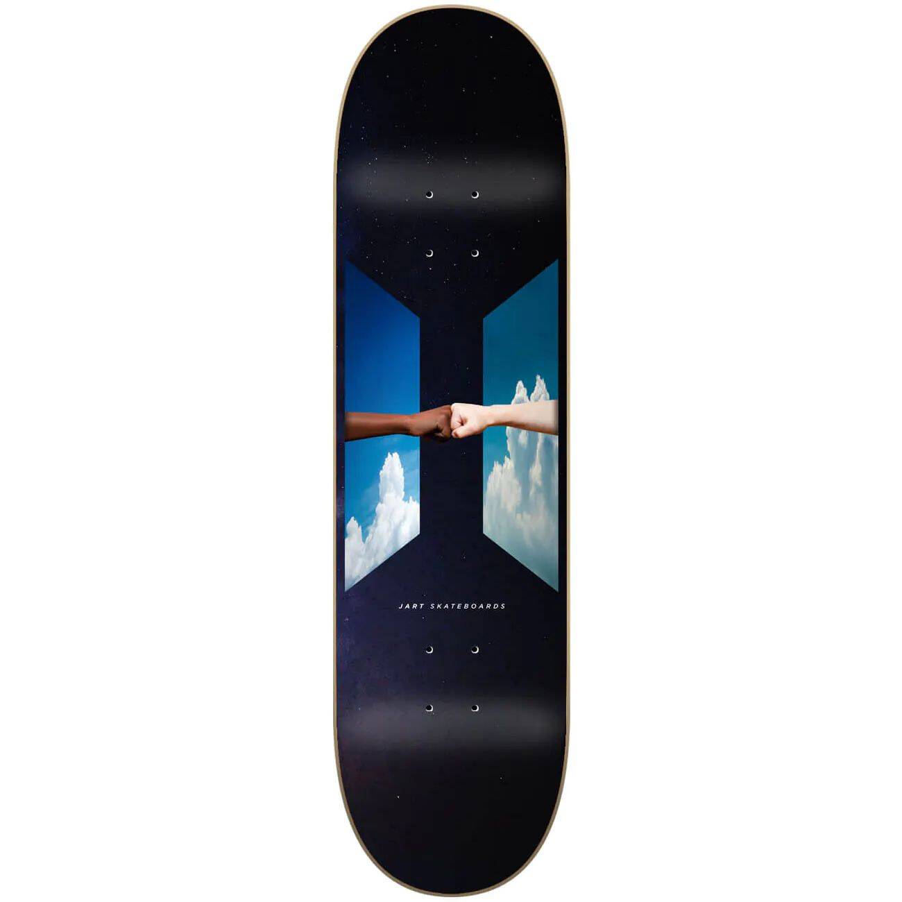 Jart Windows Skateboard Deck - Black 8''