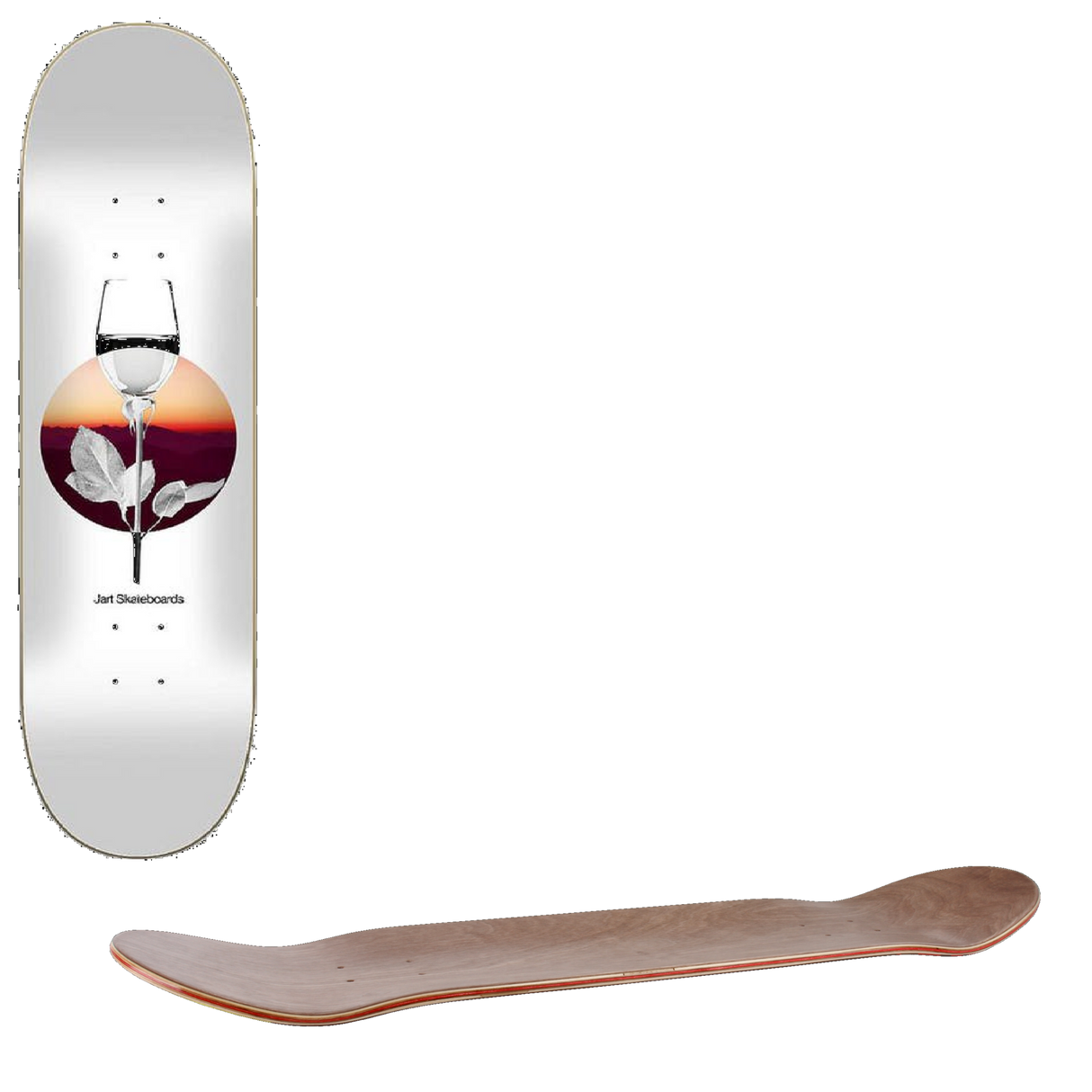 Jart Abstract Skateboard Deck - 8.25''