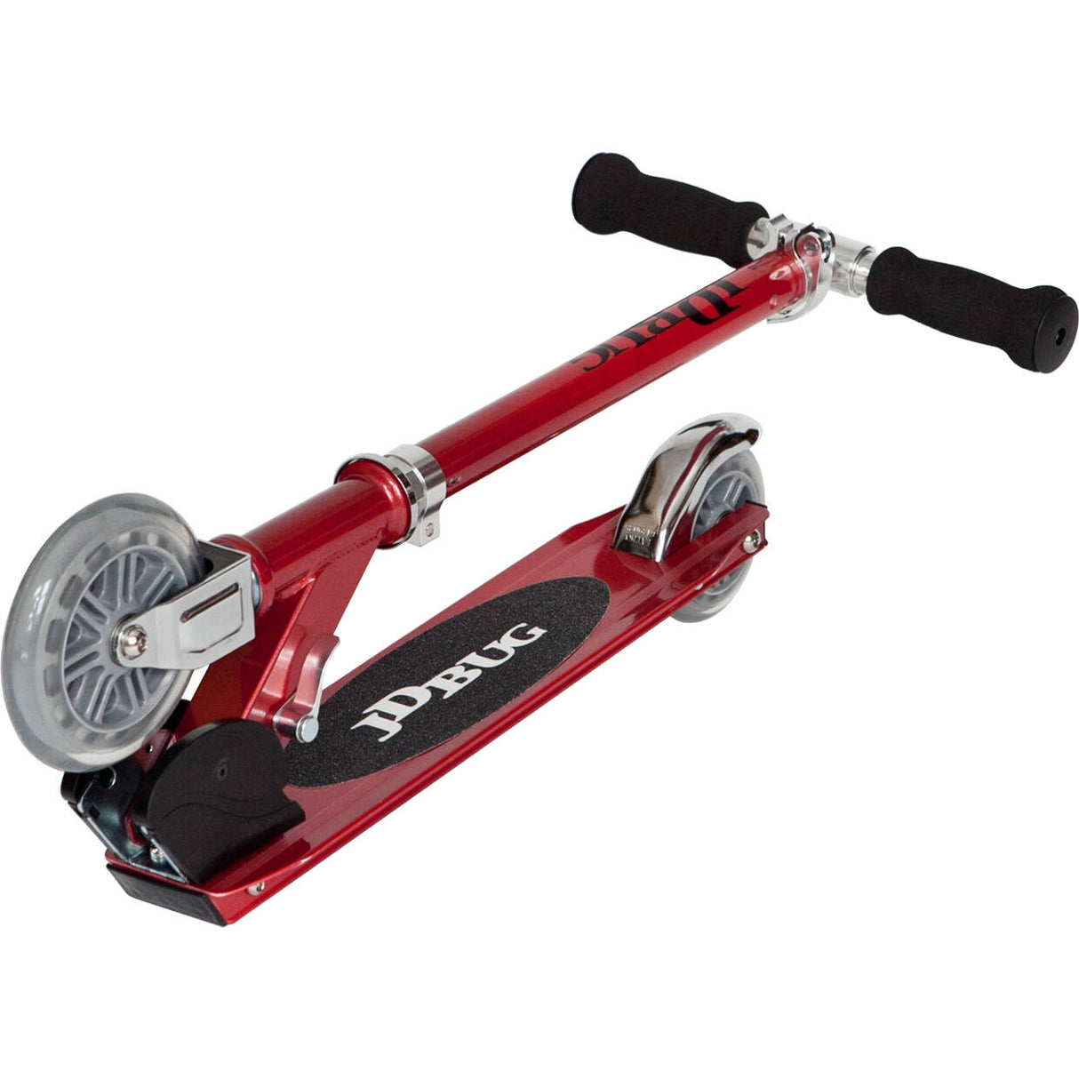 JD Bug Junior Street Folding Scooter - Red Glow