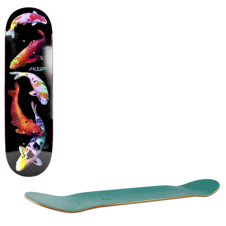Jacuzzi Unlimited 500 Years Skateboard Deck - Holographic Rose 8.25"
