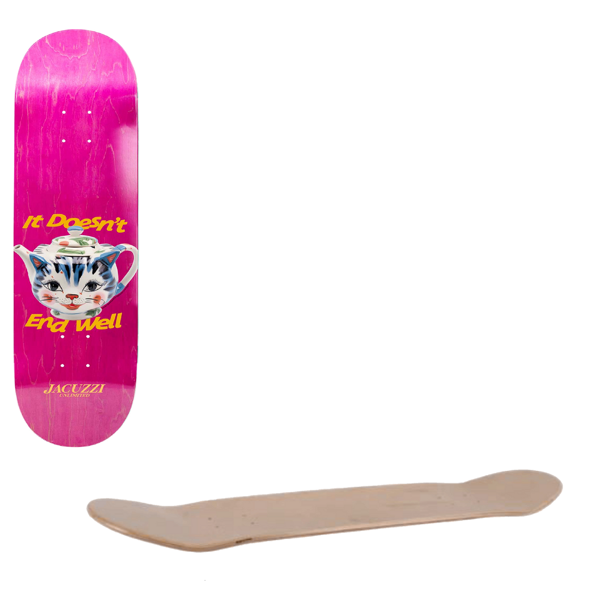 Jacuzzi Unlimited Tea Pot Skateboard Deck 8.125"
