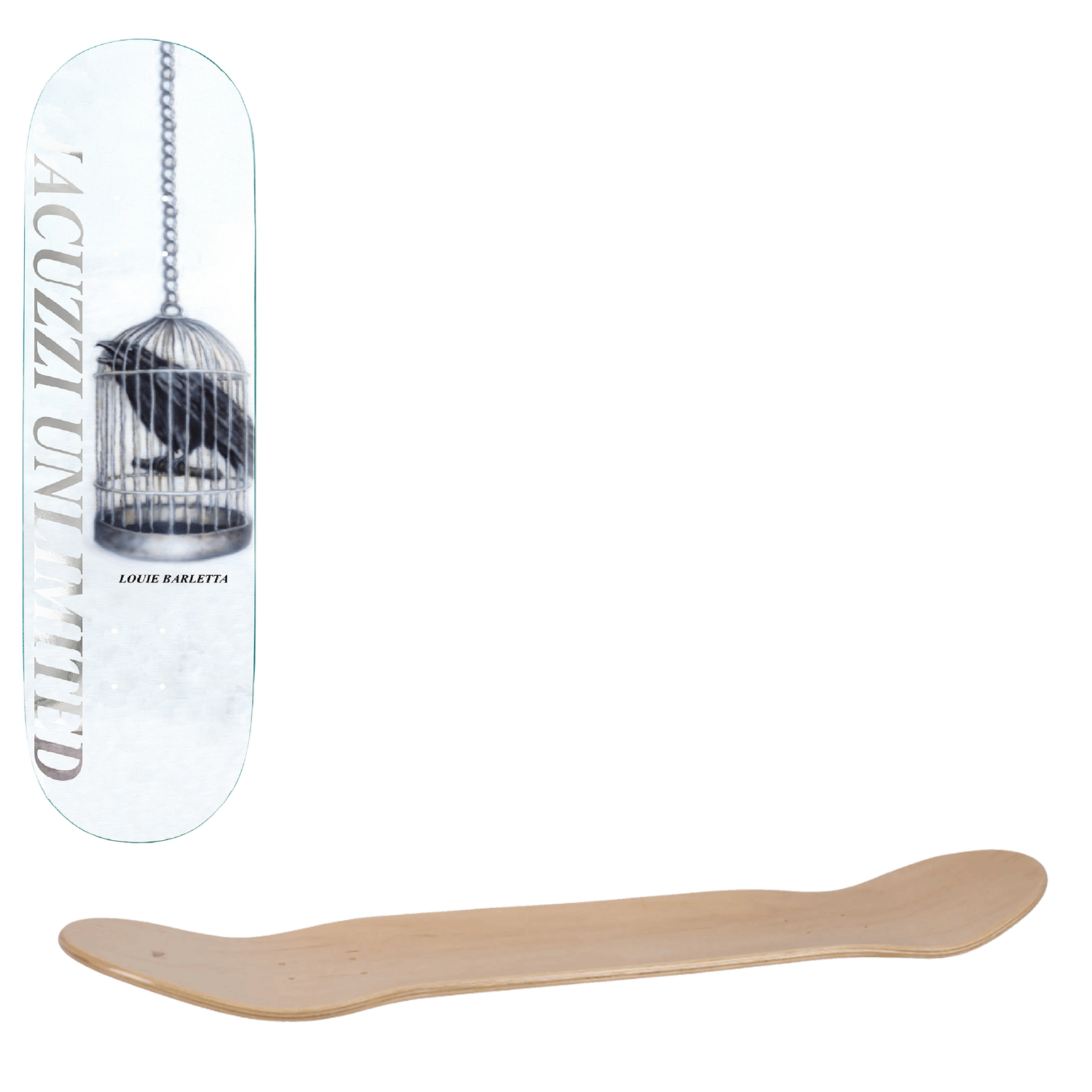 Jacuzzi Unlimited Bird Cage Skateboard Deck - Barletta 8.5"