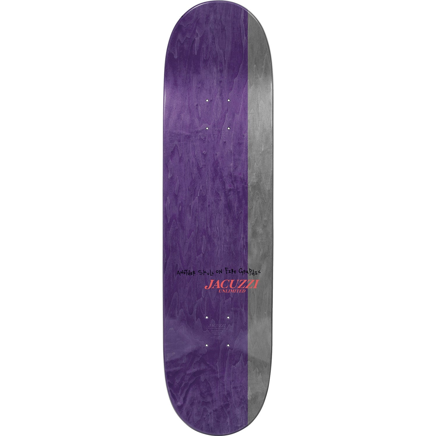 Jacuzzi Unlimited Skull Cycle Skateboard Deck - Dilo 8.25"