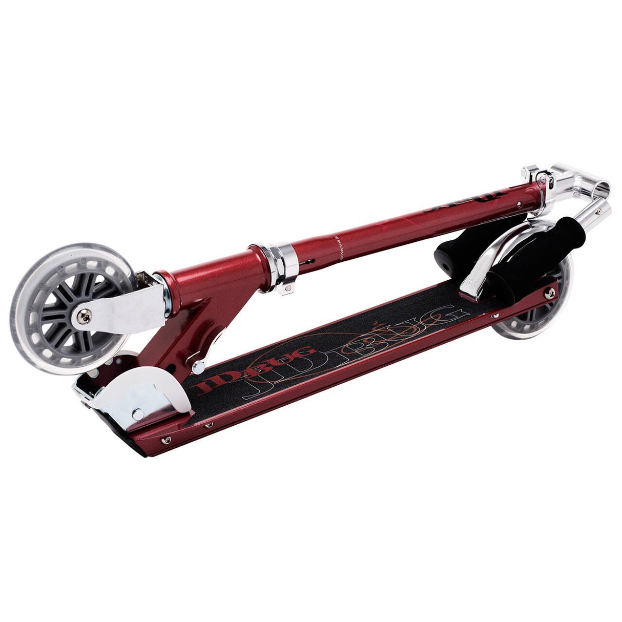 JD Bug Classic Street 120 Folding Scooter - Red Glow Pearl