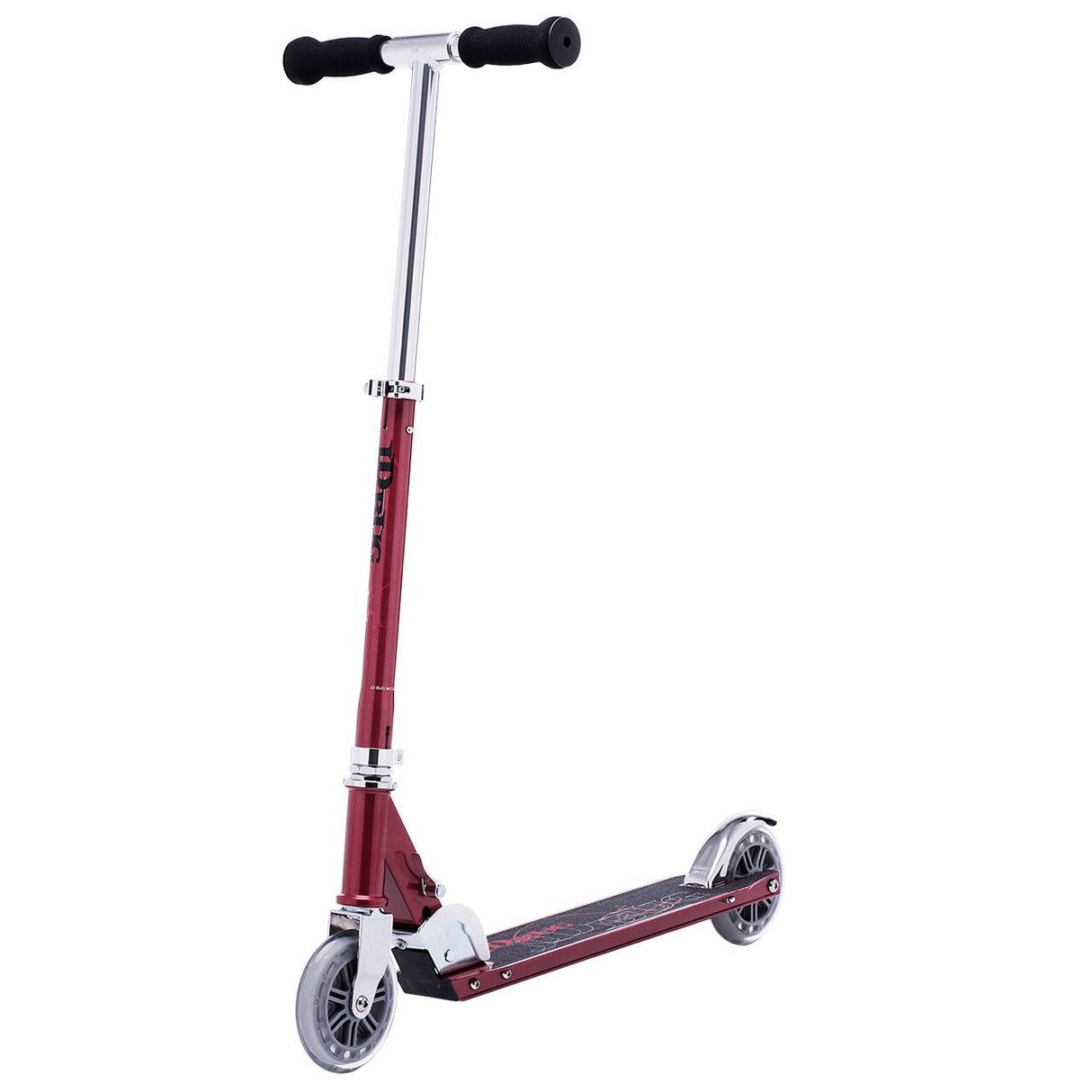 JD Bug Classic Street 120 Folding Scooter - Red Glow Pearl