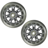 JD Bug Original Street 100mm Scooter Wheels - Clear w/Bearings