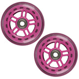JD Bug Original Street 100mm Scooter Wheels - Pink w/Bearings
