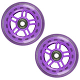 JD Bug Original Street 100mm Scooter Wheels - Purple w/Bearings