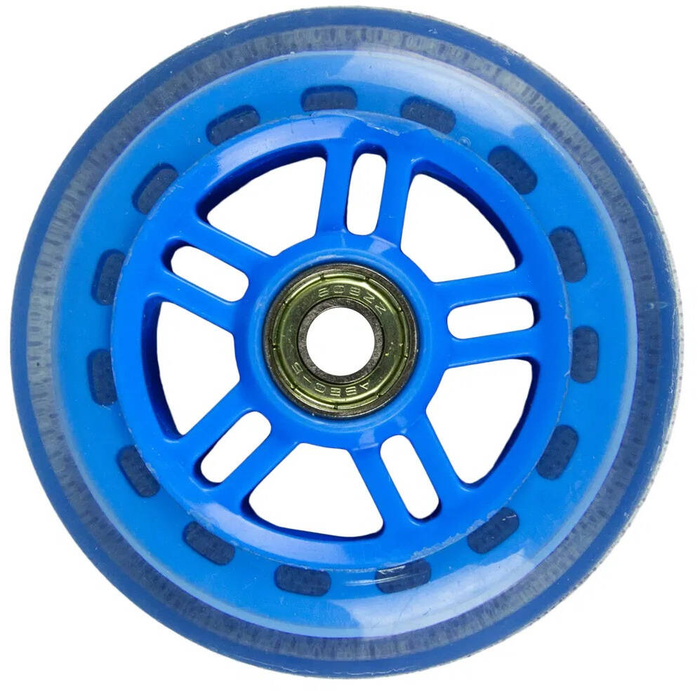 JD Bug Original Street 100mm Scooter Wheels - Reflex Blue w/Bearings