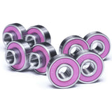 Orangatang Beefcake 73mm Longboard Wheels w/ Jehu V2 Bearings - Orange 80a