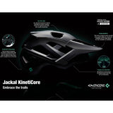 Lazer Jackal KinetiCore Helmet - Matte White/Black