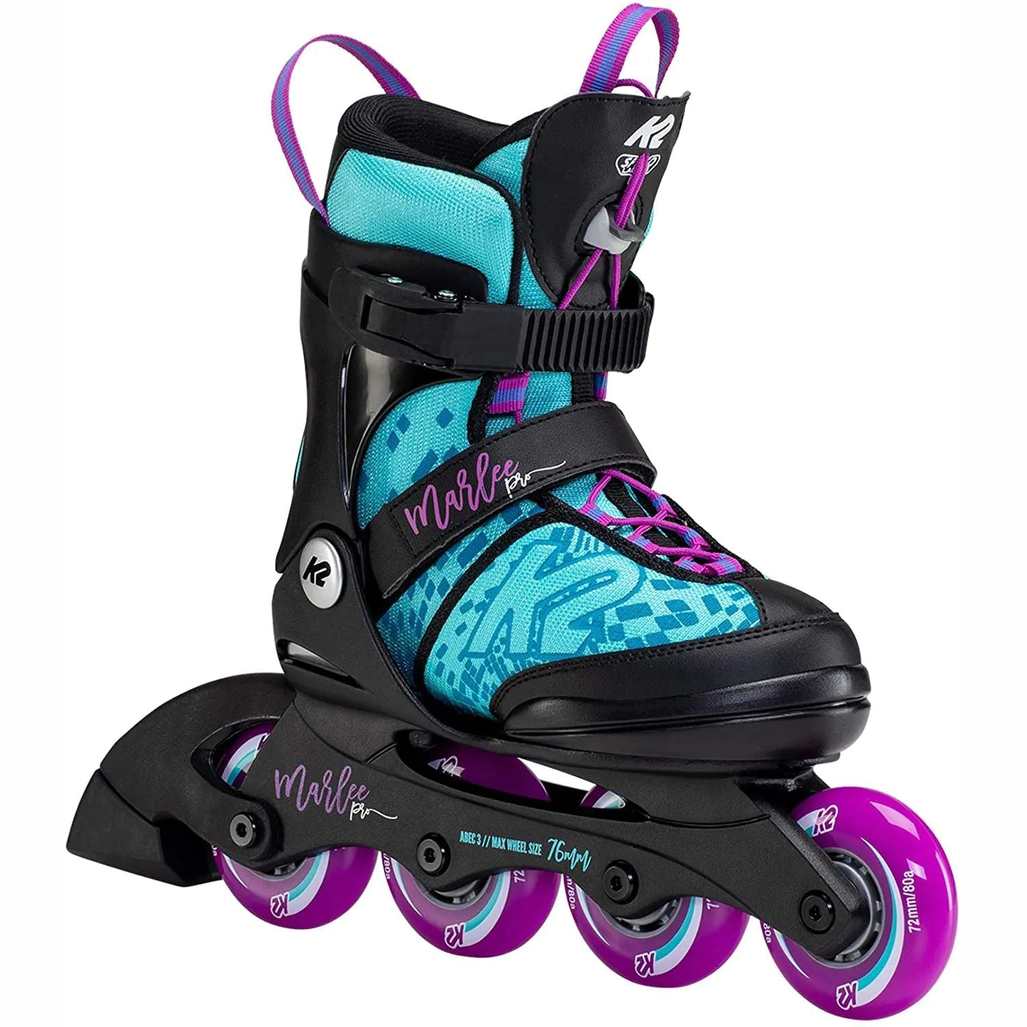 K2 Marlee Pro Adjustable Inline Skates - Blue/Purple