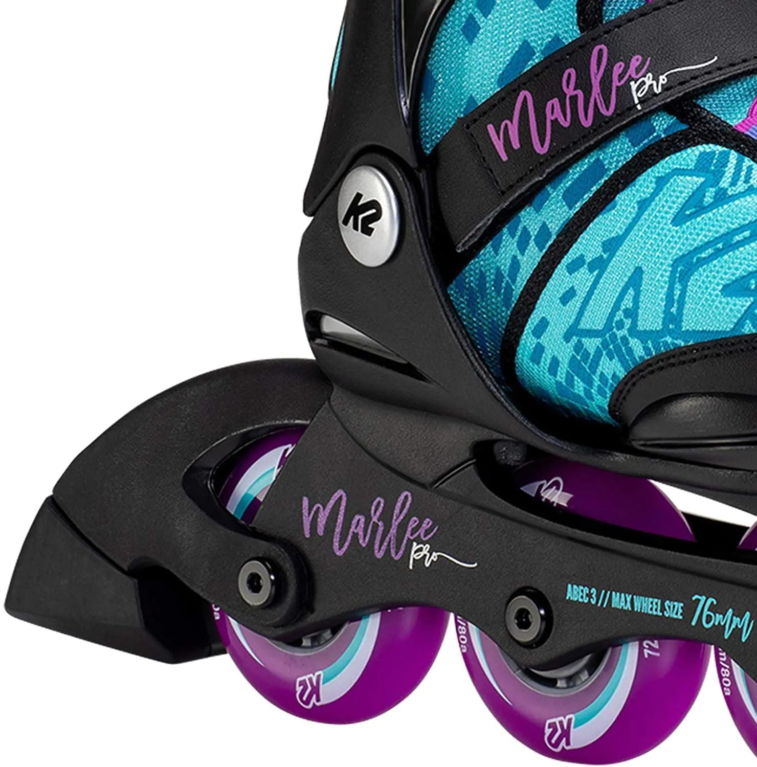 K2 Marlee Pro Adjustable Inline Skates - Blue/Purple