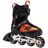 K2 Sk8 Hero Boa Alu Adjustable Inline Skates - Black/Orange
