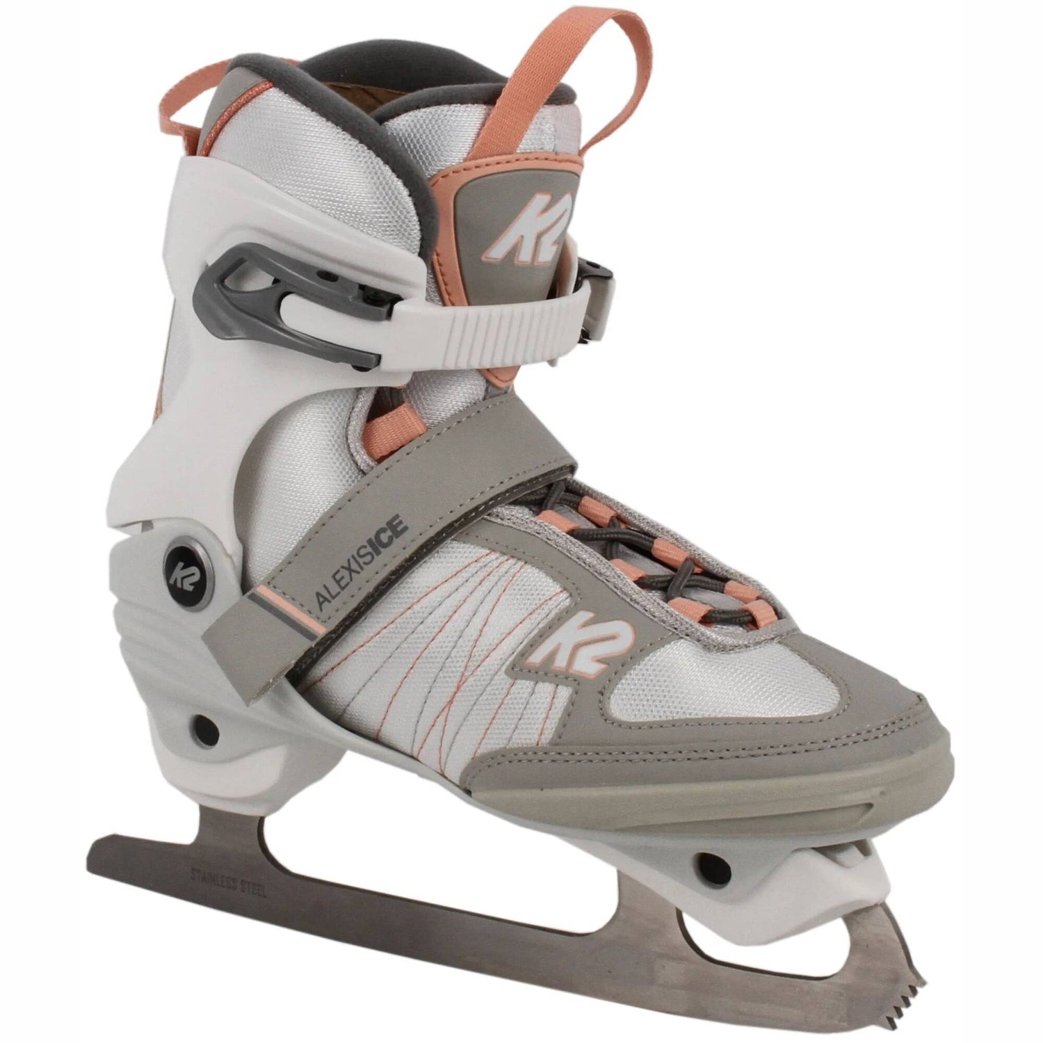 K2 Alexis Ice Figure Skates - White/Pink