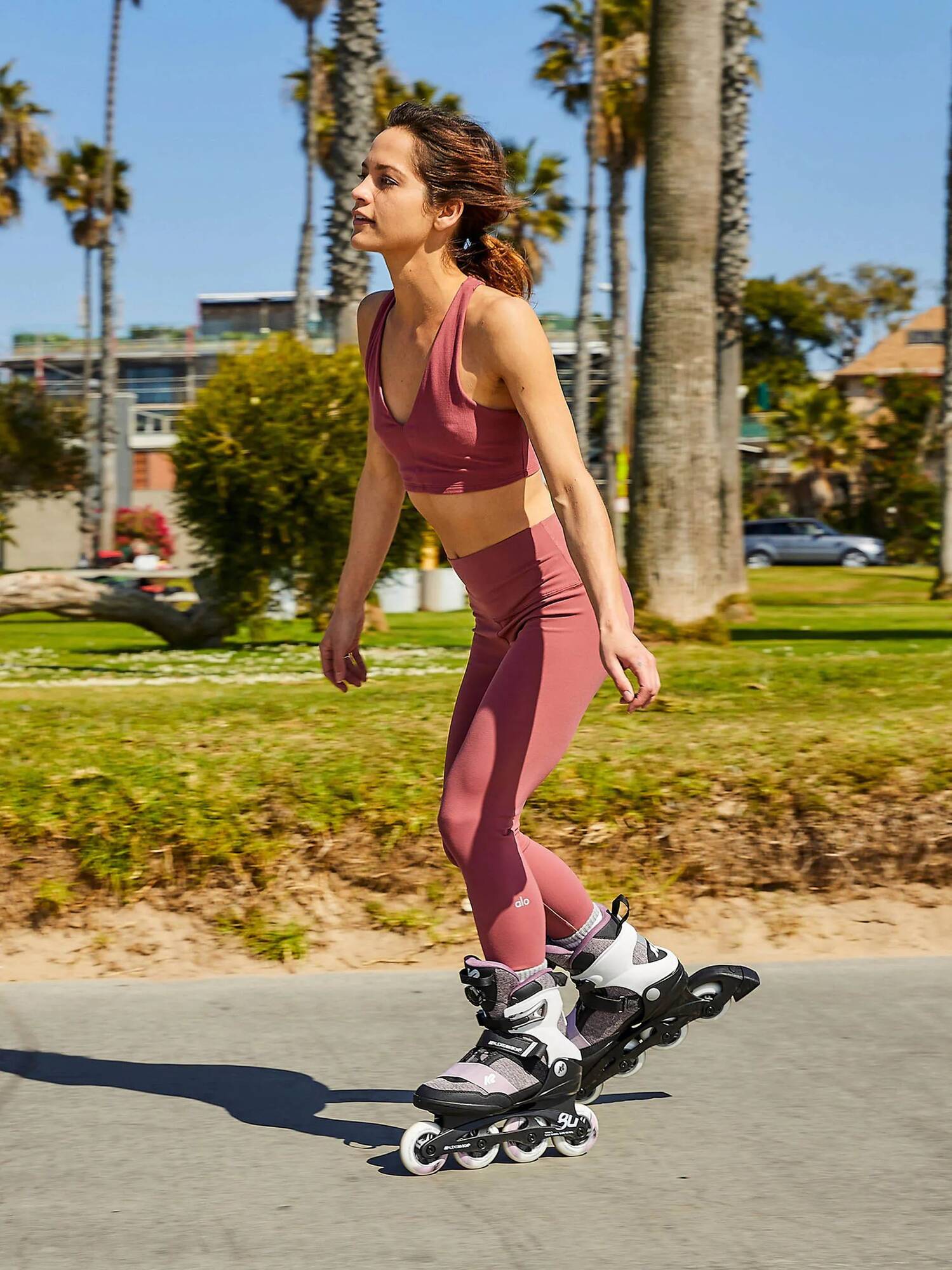 K2 Alexis 80 Boa Inline Skates- Purple/Black/White