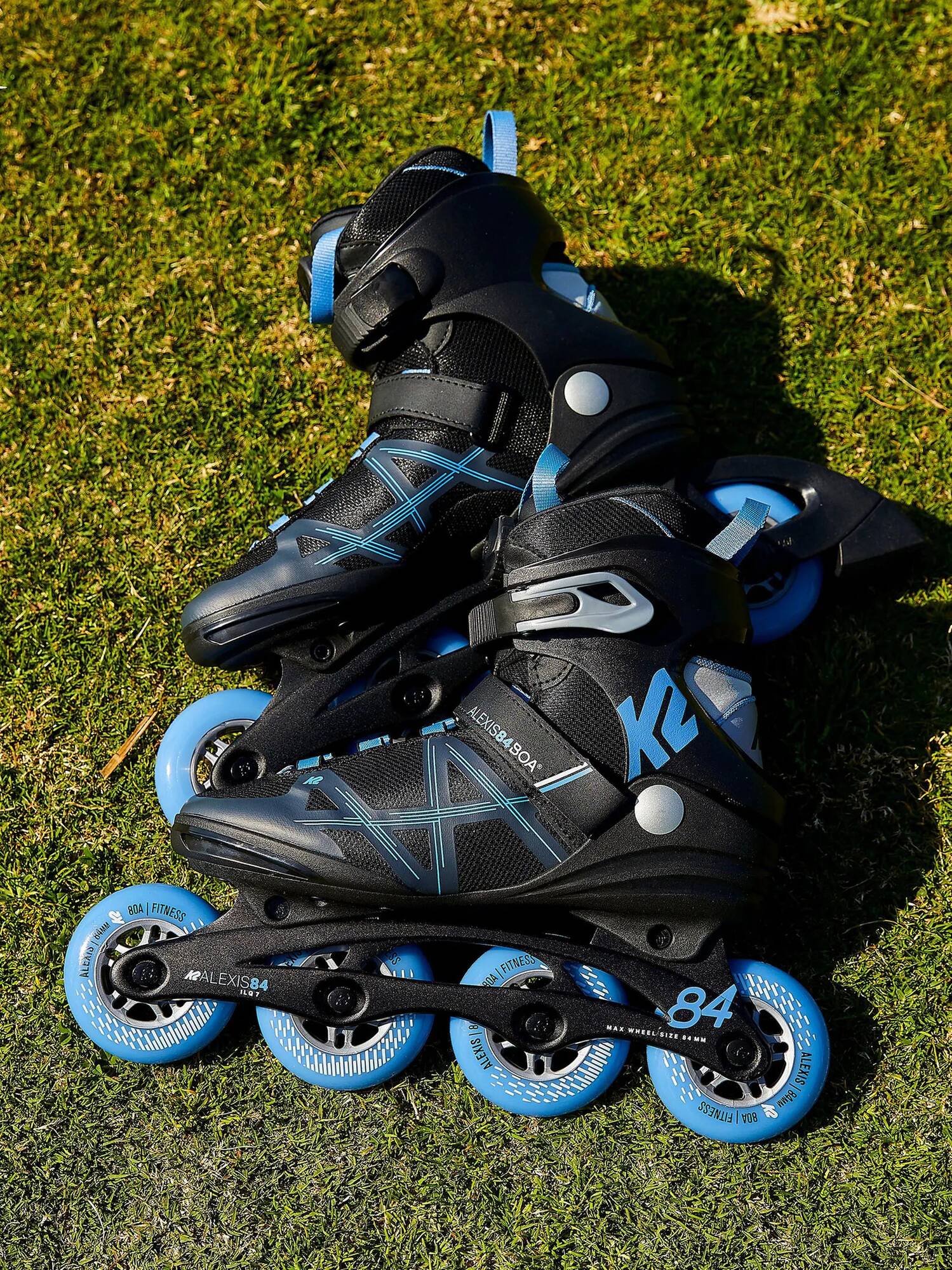 K2 Alexis 84 Boa Inline Skates - Black/Lavender