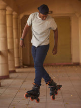 K2 Trio LT 100 M Inline Roller Skates - Black/Orange