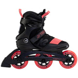 K2 Trio LT 100 W Inline Roller Skates - Black/Coral