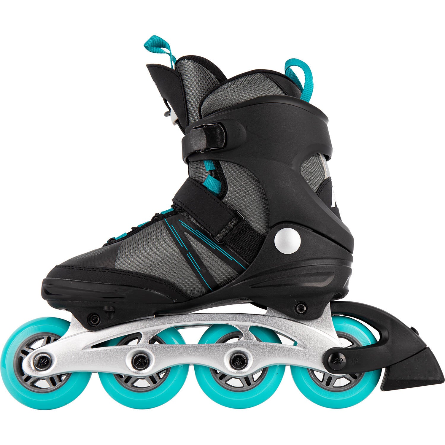 K2 Alexis 80 ALU Inline Skates - Grey/Blue