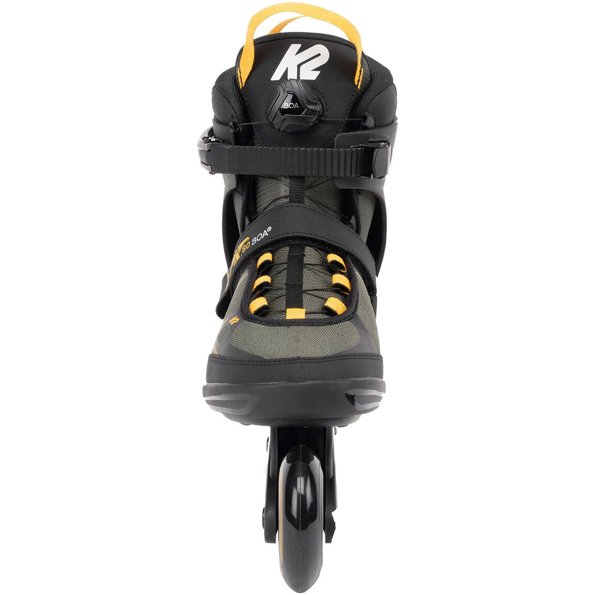K2 F.I.T. 80 Boa Inline Roller Skates - Black/Orange
