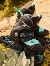 K2 Alexis 80 Pro Inline Skates - Black/Teal