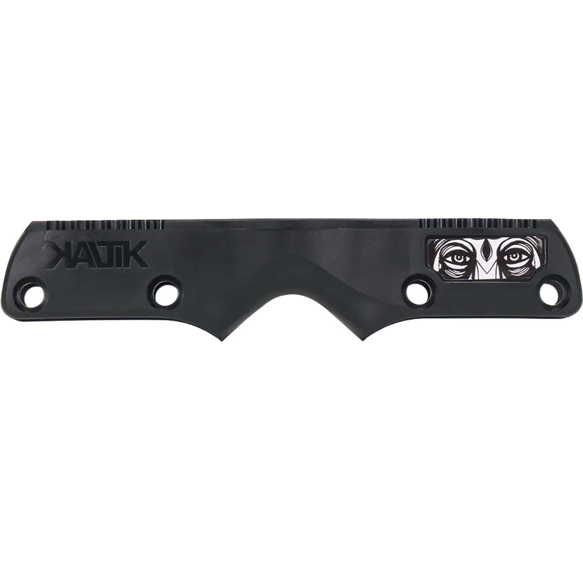 Kaltik Flat V1 Stealth Inline Skate Frames - Black MED/LRG