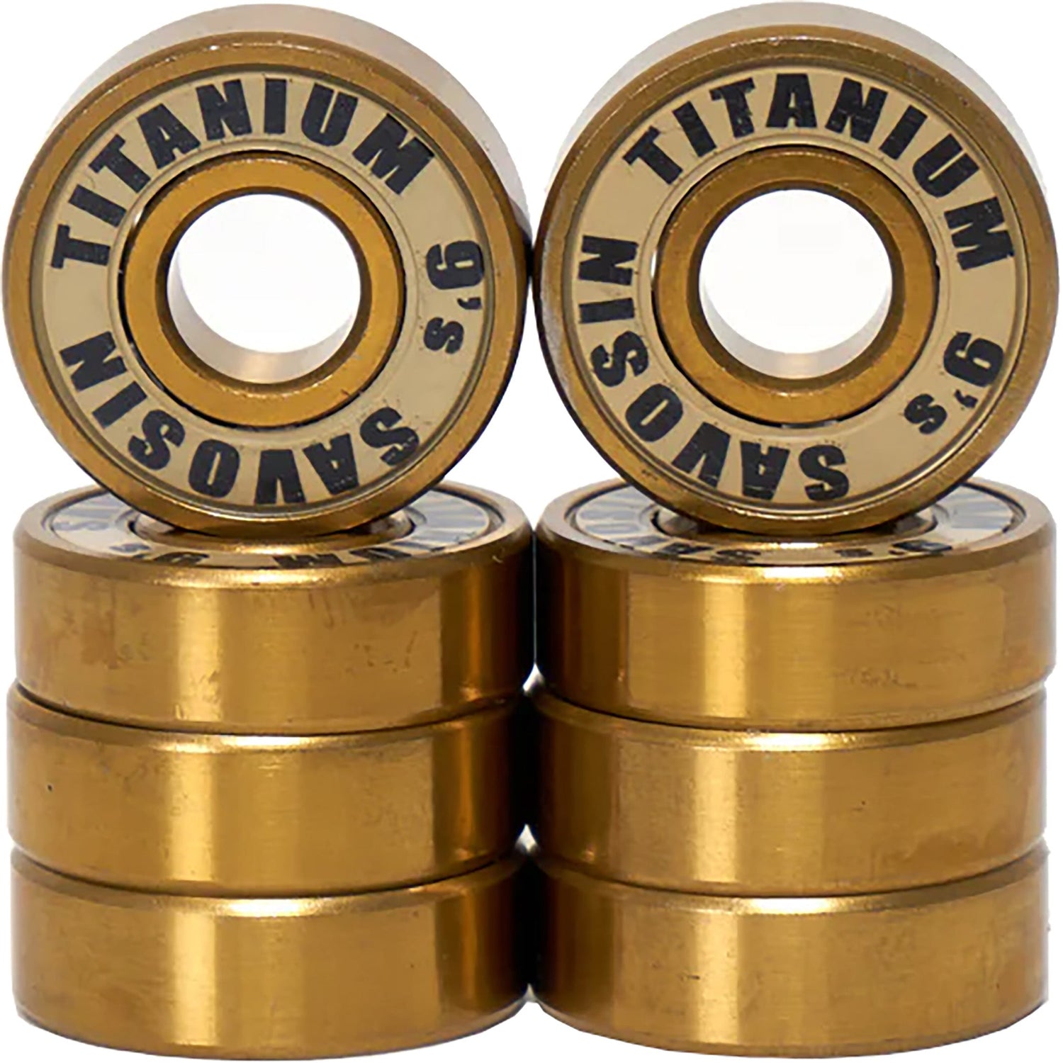 Kaltik Fast Titanium ABEC 9s Savosin Bearings (Pack of 8)