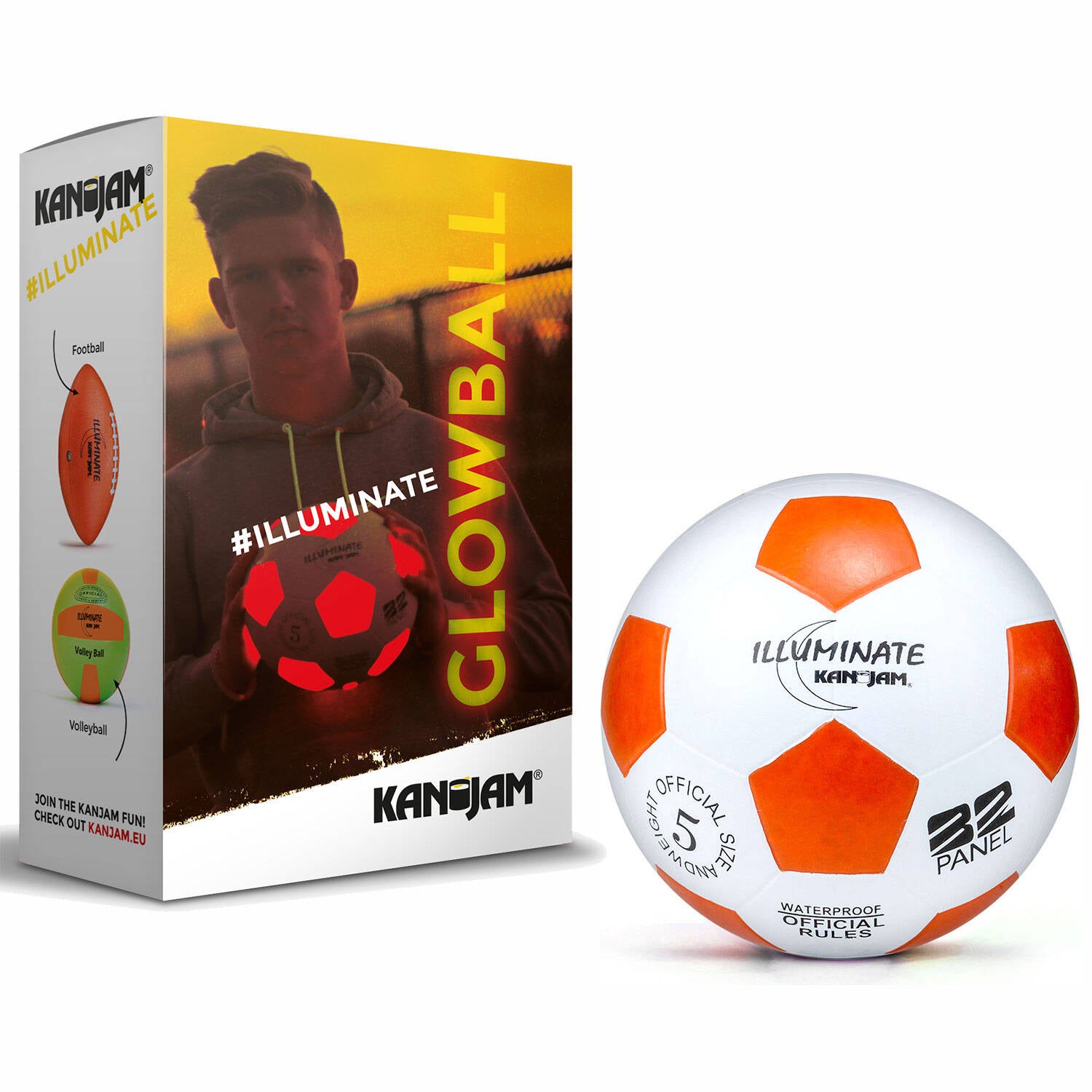 KanJam Illuminate Soccer Ball