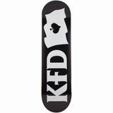 KFD Team Skateboard Deck - Flagship Black 8.325''