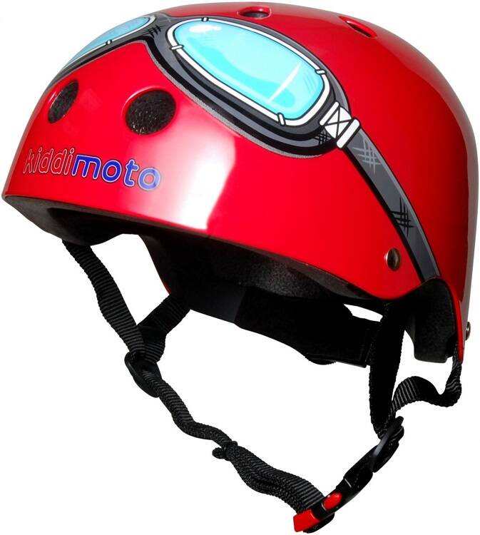 Kiddimoto Helmet - Red Goggle - Small (48-53cm)