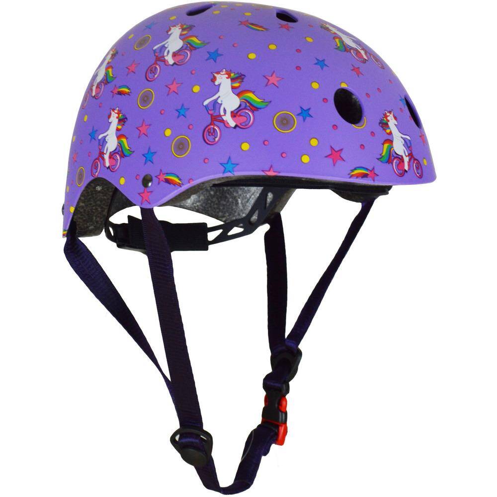 Kiddimoto Matte Unicorn Helmet