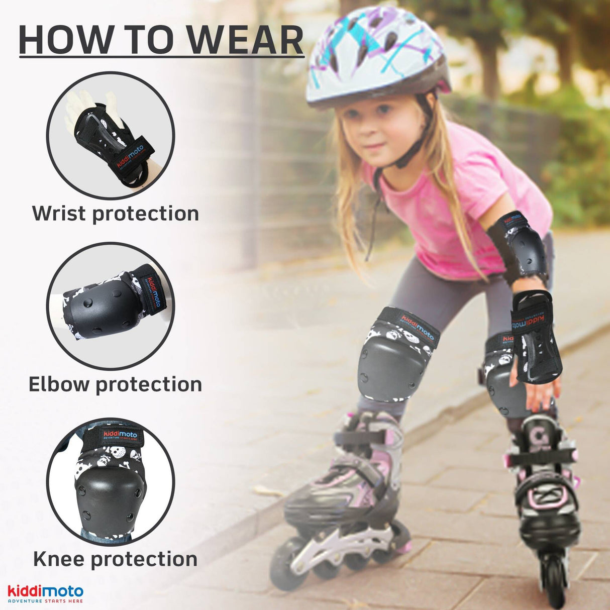 Kiddimoto Skullz Pad Set