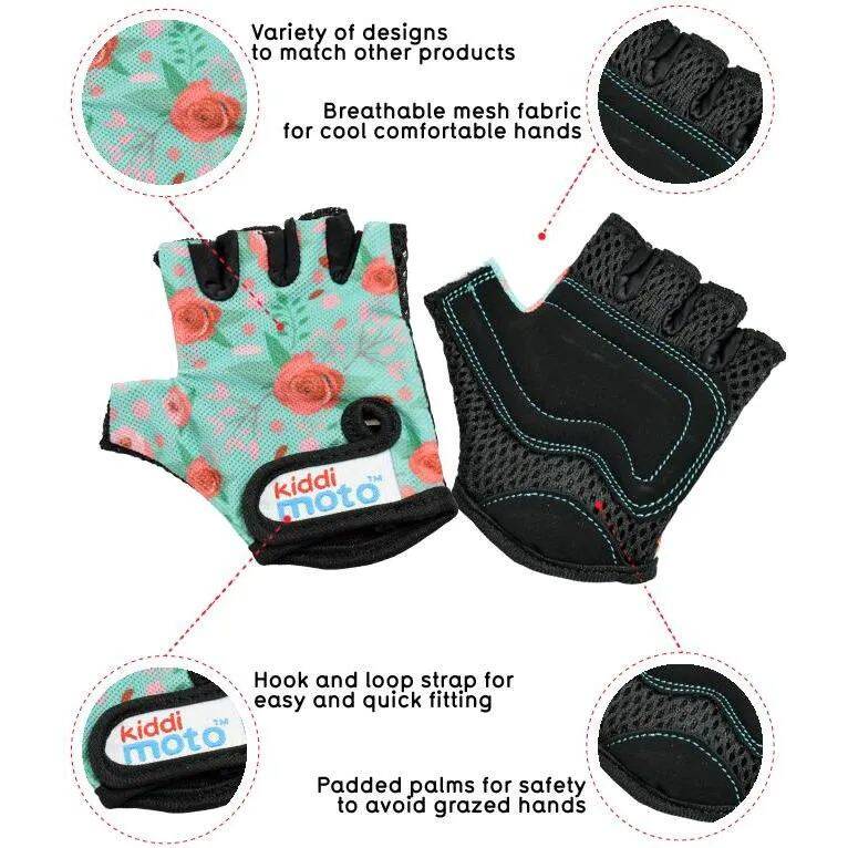 Kiddimoto Floral Protective Gloves