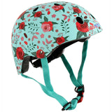 Kiddimoto Matte Floral Helmet