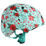 Kiddimoto Matte Floral Helmet