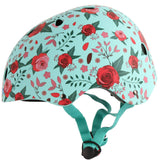 Kiddimoto Matte Floral Helmet