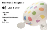 Kiddimoto Bicycle Bell - Pastel Dotty, Large