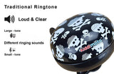Kiddimoto Bicycle Bell - Skullz, Small