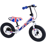 Kiddimoto Super Junior Max - Union Jack Balance Bike - Red/White/Blue