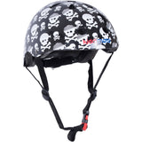 Kiddimoto Skullz Helmet - Black/White
