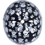 Kiddimoto Skullz Helmet - Black/White