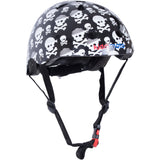 Kiddimoto Skullz Helmet - Black/White MED