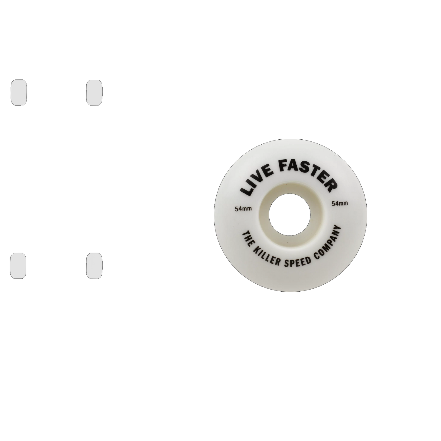 Killer Speed Co. Live Faster Skateboard Wheels 54mm