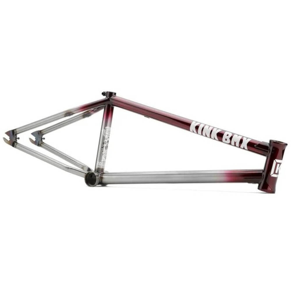 Kink Roll Up BMX Frame - Gloss Velvet Red Fade 20.75"