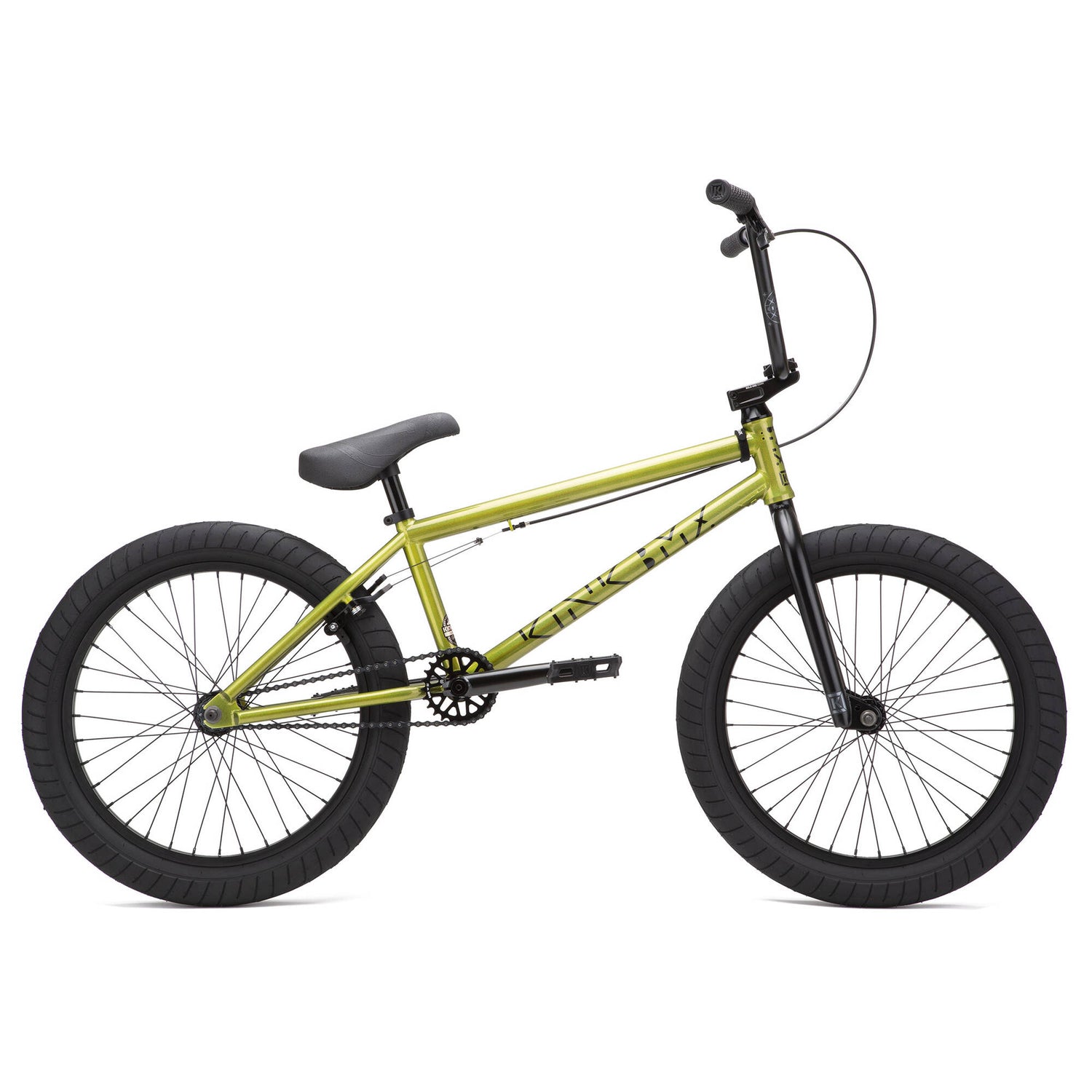 Kink Launch 2021 Complete BMX - Gloss Digital Lime